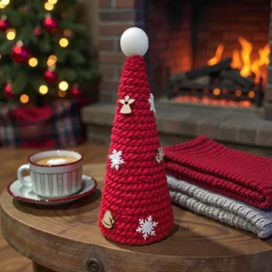 🎄 Декоративна коледна елхичка – 28 см