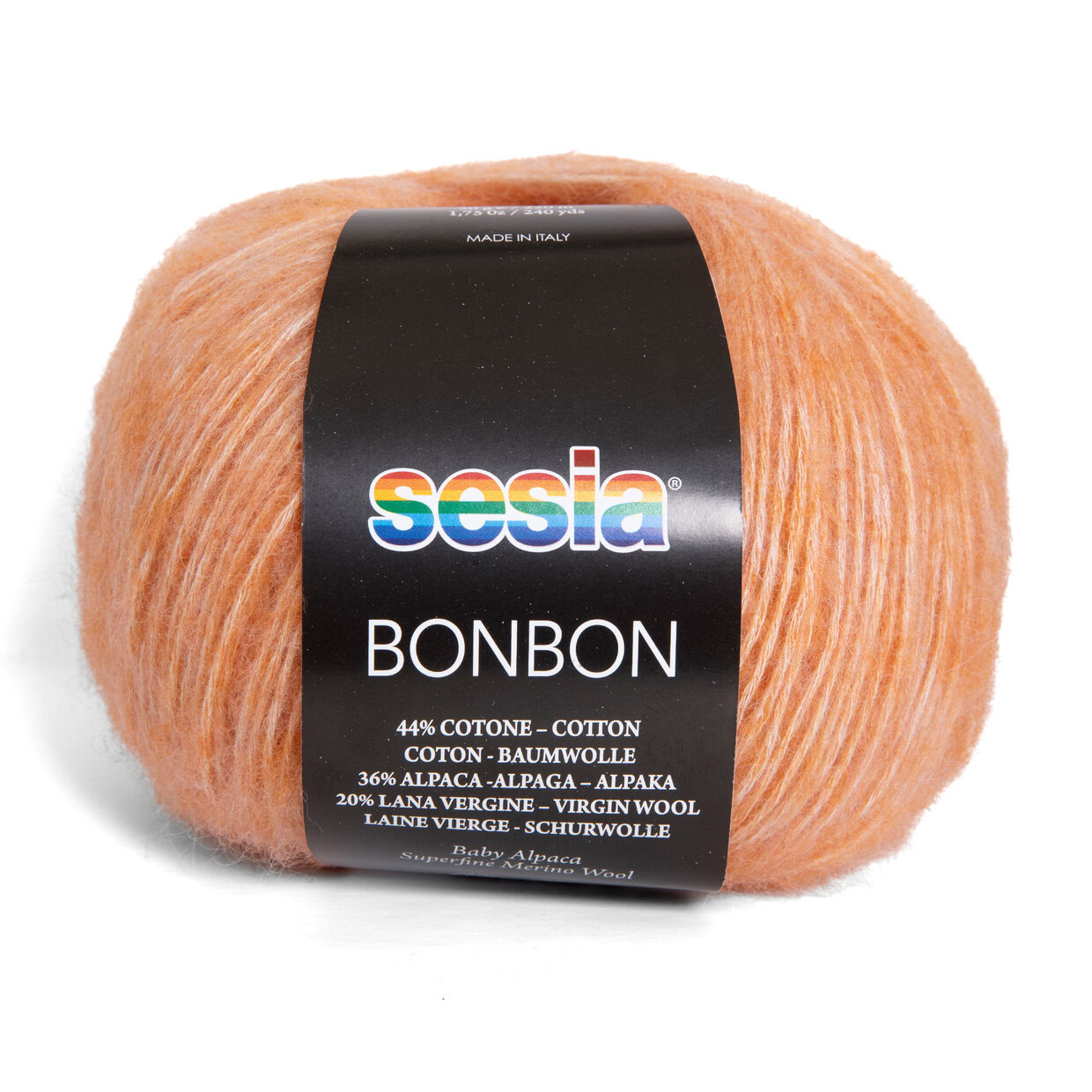 Прежда от естествени влакна Sesia Bonbon – памук, алпака и мерино - Image 2