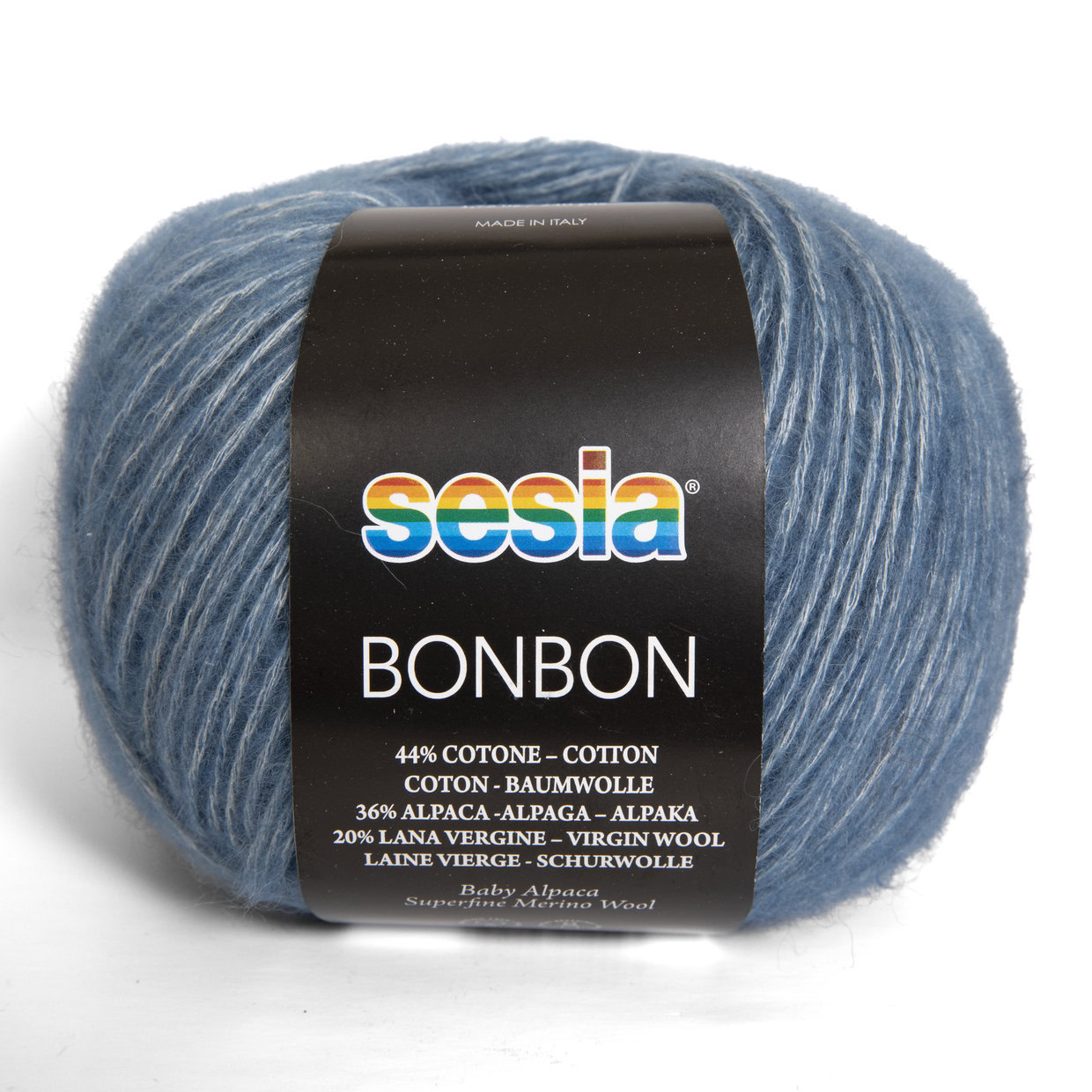 Прежда от естествени влакна Sesia Bonbon – памук, алпака и мерино - Image 4